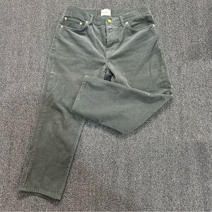 Sid Mashburn Pants Men's Corduroy Cotton Stretch 34x32 Button Fly Preppy Grey